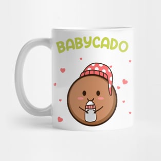 avocado Couple Pregnancy Announcement Girl Gift For Women Mug